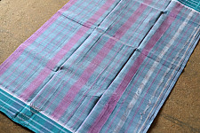 Iravati .  इरावती  - Narayanpet Checks Saree - Handwoven Cotton