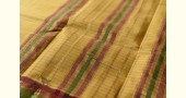 shop Narayanpet Yellow Saree - Handwoven Cotton