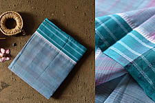 Iravati .  इरावती  - Narayanpet Checks Saree - Handwoven Cotton