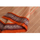 shop Handwoven Narayanpet Cotton Checks Saree with Orange Border