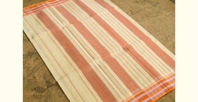 Iravati .  इरावती  ❅ Handwoven Narayanpet Cotton Checks Saree - Light Yellow