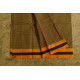 shop pure cotton narayanpet cotton checks Mustard Yellow saree