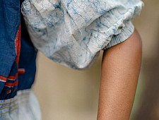 Bindi . बिंदी | Bawra Blouse Top in Dabu Handblock print