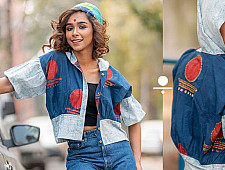 Bindi . बिंदी | Bawra Blouse Top in Dabu Handblock print