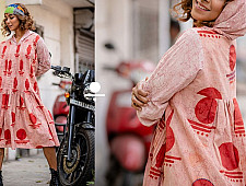 Bindi . बिंदी |Bawra: Pleated Summer Holiday Dress