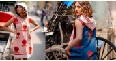 shop Dabu- Handblock Print - Bawra Sleeveless Summer Dress