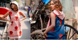 Bindi . बिंदी |Dabu- Handblock Print - Bawra Sleeveless Summer Dress