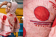 Bindi . बिंदी |Dabu- Handblock Print - Bindi Circular Sleeve Blouse -Top