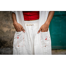 Shvet | Mull Cotton Stole With Pockets