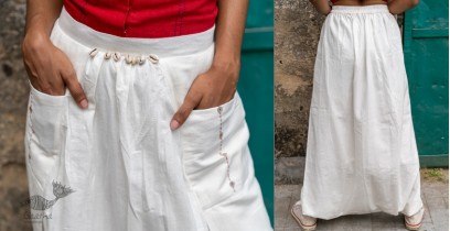 Shvet | Mull Cotton Designer Dhoti / Skirt