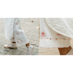 Shvet | Mull Cotton Designer Jamdani Pant