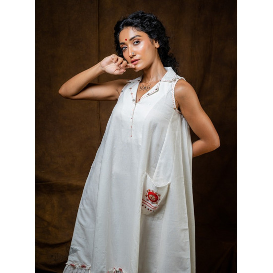 shop Mull Cotton Designer Maxi Dress