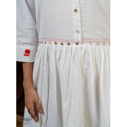 Shvet | Mull Cotton Designer Midi Dress