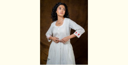 Shvet | Mull Cotton Designer Midi Dress