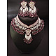 Handmade Bead jewelry ~ Necklace and earring set Purple