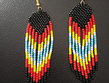 Handmade Bead Jewelry | Earring- Multi Colour