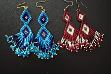 Handmade Bead Jewelry | Designer Earring (Two Colour Options)