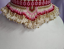 Handmade Bead Jewelry |  Designer Necklace Earring Set