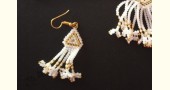 Handmade Bead jewelry ~ White Necklace and earring set