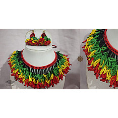 Handmade Bead Jewelry | Designer Necklace Earring Set
