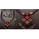 Handmade Bead jewelry ~ Necklace and earring set in black colour