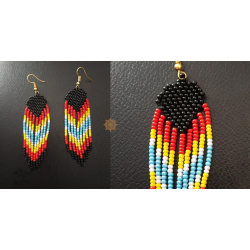 Handmade Bead Jewelry | Earring- Multi Colour