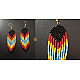Handmade Bead jewelry ~ Earring - Multi Colour