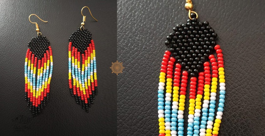 Handmade Bead jewelry ~ Earring - Multi Colour