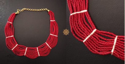 Handmade Bead Jewelry | Necklace - Red