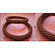 Handmade Bead jewelry ~ Brown Pair of Bangles