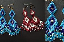 Handmade Bead Jewelry | Designer Earring (Two Colour Options)