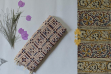 Rohini . रोहिणी ❀ Kalamkari Block Printed Cotton Dupatta - 9