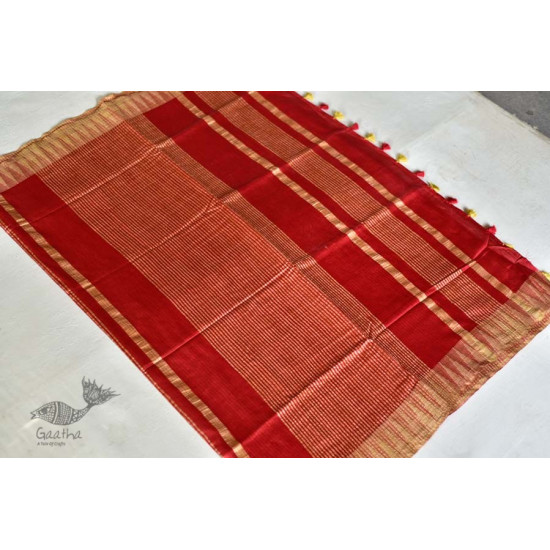 गोपी चंदन ❂ Mulberry Silk Saree with Temple Border ❂ A