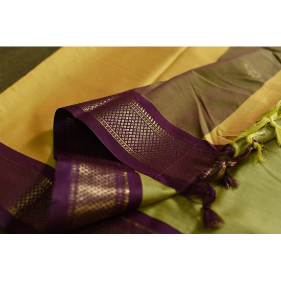 shop Cotton Silk - Woven Paithani Zari Border Saree