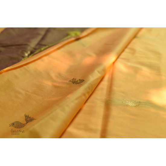 shop Cotton Silk - Woven Paithani Zari Border Saree