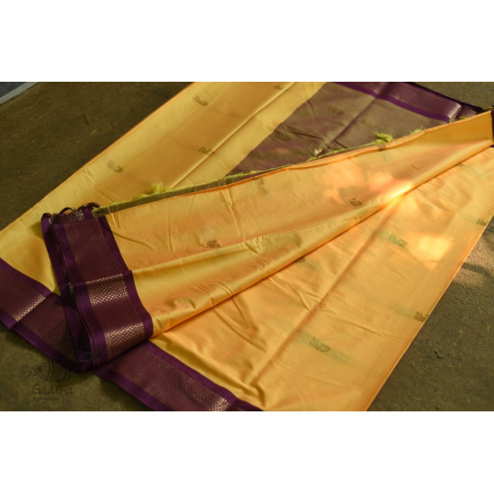 shop Cotton Silk - Woven Paithani Zari Border Saree