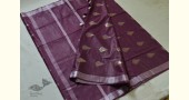 shop online kota silk plain brown saree