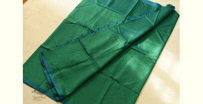 Indravali | Mangalgari Silk Saree + Pochampalli Ikat Blouse - Green