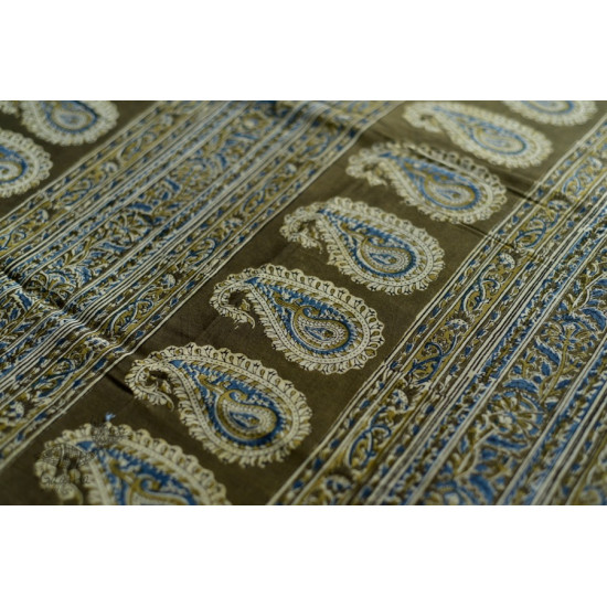 shop exclusive handloom hand block printed kalamkari cotton saree