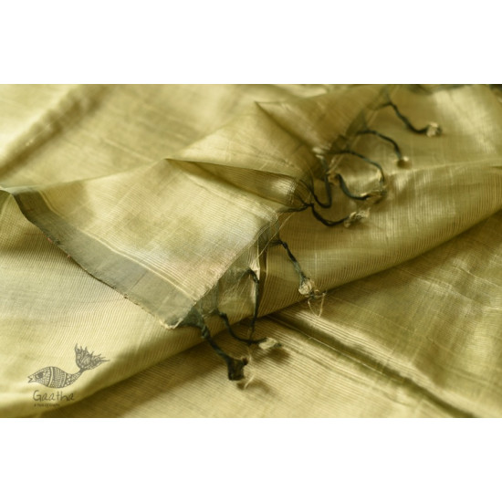 shop Mangalgiri Pattu Silk Saree With Pochampally Ikat Blouse Piece