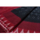 shop Pure Cotton Ikat Red & Black Saree