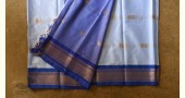 shop Cotton Silk - Paithani Zari Border Blue & Sky Blue Saree