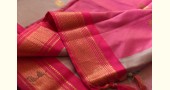 shop Cotton Silk - Woven Paithani Zari Border Saree - Purple & Pink