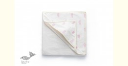 Rainboo ☁ Block Printed ☁ Cloud Towel- Moody Mauve -Towel - 37