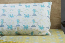 Rainboo ☁ Block Printed ☁ Dancing Unicorns Bedding Set- Sunny side up - 12