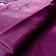 buy Handwoven Maheshwari Checks Saree ~ Purple