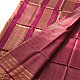 buy Handwoven Maheshwari Checks Saree ~ Purple