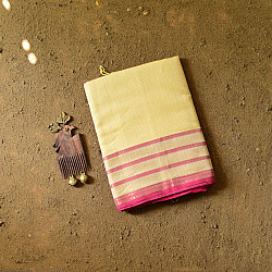 Pavitra . पवित्रा | Handwoven Maheshwari Silk Saree