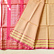 buy Handloom Self Stripes Maheshwari Silk Saree