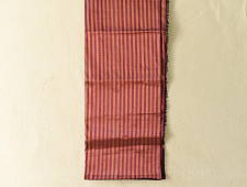 Rekha | Maheshwari - Dress Material (Top & Dupatta) - Rani Pink & Copper